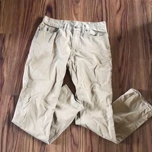 Men's polo straight 650 khaki pants